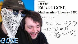 George And James Take GCSE Maths Exam