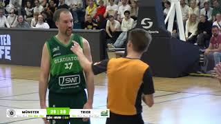 Recap: Uni Baskets Münster vs. RÖMERSTROM Gladiators Trier - PO Spiel 2 | Zusammenfassung