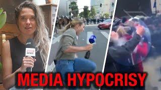 Journalist shot by rubber bullet during LA riot reveals double standards in Canadian media