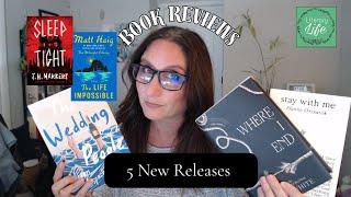 5 Book Reviews (Spoiler Free): Multiple Genres & All New Releases!