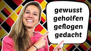 The IRREGULAR German past participle of 10 German Verbs you need to know!!