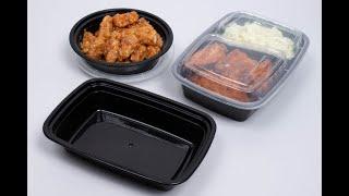 Microwavable Plastic Food Takeout Containers