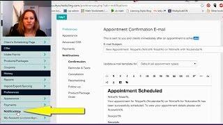 Acuity Scheduling Review - Customized Notifications | Online scheduling software review