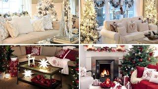 +100 CHRISTMAS DECORATIONS 2024 - CHRISTMAS LIVING ROOM DECORATION IDEAS - CHRISTMAS ORNAMENTS