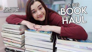 the first book haul of 2024  [so many new thrillers!!!]