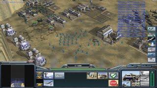 USA Laser - Command & Conquer Generals Zero Hour - 1 vs 7 HARD Gameplay