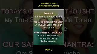 Shedding the Weight | Deepak & Oprah | Day 7 | Part 5 #sheddingtheweight #deepak&oprah #meditation