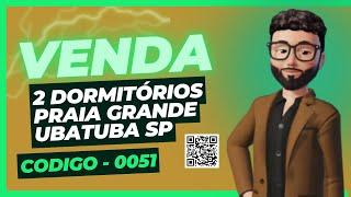 PRAIA GRANDE DE UBATUBA, 2 DORMITÓRIOS EM PRÉDIO RECEM ENTREGUE, COM MOBÍLIA NOVÍSSIMA