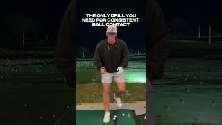 The only drill you need for better ball striking! #golftips #golflesson #golfswing #golf