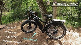 Exploring with the HIMIWAY CRUISER FAT tires E-BIKE