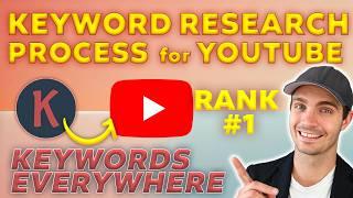 YouTube Keyword Research with Keywords Everywhere (Youtube SEO Process for Youtube Tags)