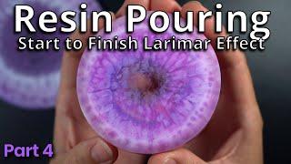 #260 Larimar Effect testing Dutch Products / EASY RESIN ART / Part 4 using Laminating Epoxy