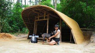 Into the Wild: Creating a Cozy Earth Dome Shelter During a Big Storm, Part 1