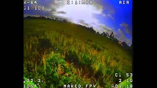 Fast and smooth Cinematic FPV Raw analog video footage betaflight 4 3 OSD caddx ratel 2 camera 1 6W