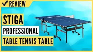 STIGA Advantage Professional Table Tennis Tables - Competition Indoor Design with Net & post