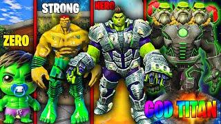 FRANKLIN Upgrading ZERO To GOD HULK TITAN in GTA 5!