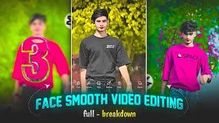 Instagram Trending FACE SMOOTH Video Editing | Video Me Face Smooth Kaise kare | Capcut Tutorial