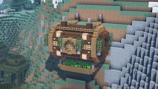 Minecraft Tutorial - How to Build a Hanging Cliff House #28