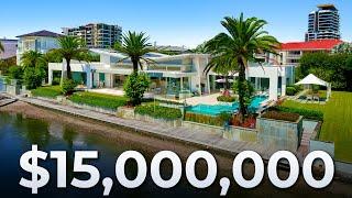 Inside this Gold Coast Mansion on THE BIGGEST Waterfront Block in Surfers Paradise, QLD | House Tour