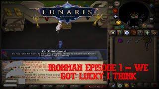 Lunaris RSPS - Ironman #1 | The start!