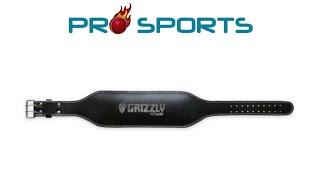 Grizzly Pacesetter Padded Genuine Leather Pro Weight Belt - Pro Sports Kuwait