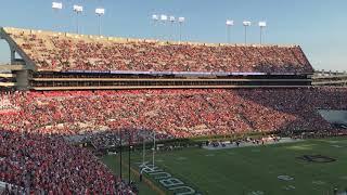 Auburn's Eagle Flight - Aurea the Golden Eagle soars over Jordan-Hare