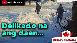 SNOWSTORM AFTERMATH: TAMBAK ANG PAPALAHIN  #buhaycanada #canadavlogs