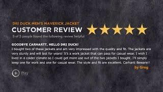 DRI Duck Maverick Customer Review