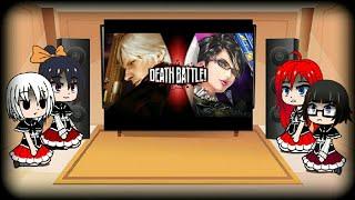 dxd реакция на Dante VS Bayonetta | DEATH BATTLE!