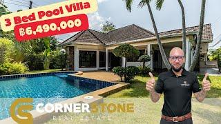 Exquisite Pool Villa for Sale at ฿ 6,490,000 - Pattaya Land and House