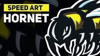 HORNET - SPEED ART | Illustrator