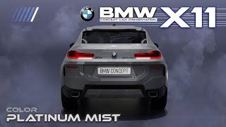 BMW X11 CONCEPT CAR NEW PRESENTATION - PLATINUM MIST