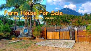 FARM HOUSE FOR SALE (PROP#172) 3,333 SQM. DOLORES, QUEZON