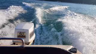 Johnson 50 hp 2 stroke on water