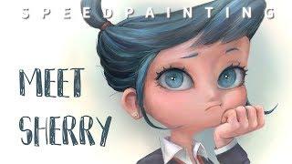 Original Character | Sherry - Sketch + Paint Demo