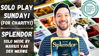 Solo Play Sunday: Splendor!  (A Super Simple Variant Against an AI!)