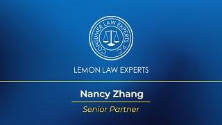 Nancy Zhang - The Lemon Law Experts