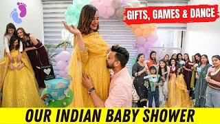 OUR BABY SHOWER Celebration || Baby Shower GAMES, GIFTS & FUN