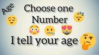 i tell your age | choose one number | gleam point | #gleam point