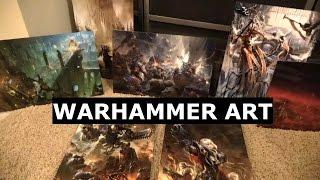 Warhammer Art Unboxing Official GW Merchandise