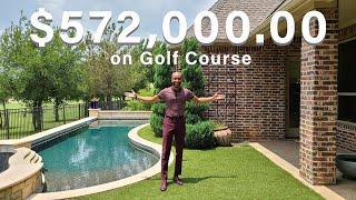 INSIDE A 572,000 LANTANA, TX HOME ON THE GOLF COURSE