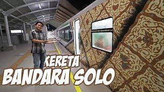 NAIK KERETA BANDARA LIVERY KHAS BATIK | KA Bandara Internasional Adi Soemarmo, Solo