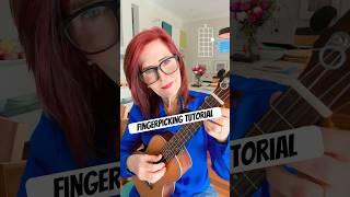 Beginner Fingerpicking on Ukulele #shorts #ukulelebeginner