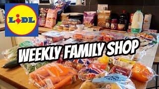 LIDL GROCERY HAUL & FAMILY MEAL PLAN 