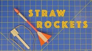 Young Engineers: How to Make Slingshot Straw Rockets - Engineering projects for kids