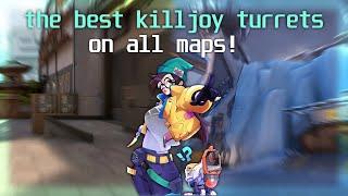 The Best Killjoy Turrets On Every Map In 2024! (Valorant Guide)