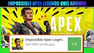 Impossible Apex Legends Quiz Answers Score 100% | Bequizzed