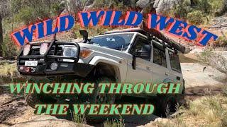 Australian 4x4 Adventure - Pennsylvania State Forest - patrol & Landcruiser winch -  Blue Mountains