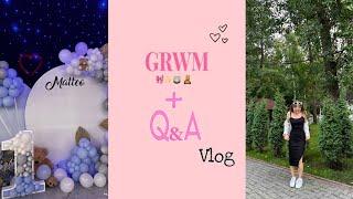 GRWM + Q & A vlog #grwm #qanda #vlog