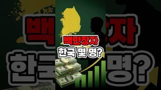 전 세계 부자 순위 공개…한국은 몇 위? #백만장자 #한국부자 #자산보고서
